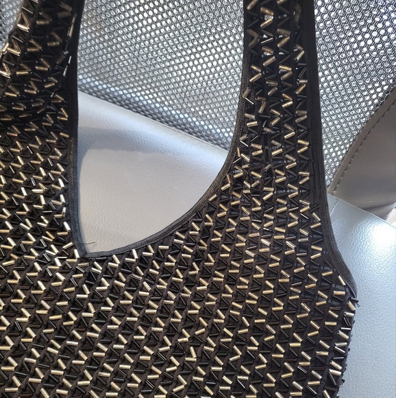 Vintage CACHE Spandex halter top - Perfect Condition - HAND BEADED 💥 - Picture 3 of 8